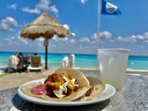 Fish Tacos in Cancun, MX